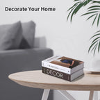 Modern Decorative Books Set, Foldable Faux Books for Display