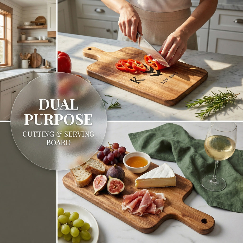 Personalized Acacia Wood Cutting Board