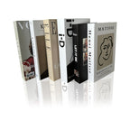 6 Pcs Fashion Decorative Books Foldable Fashion Styles CARDBOARD BOX