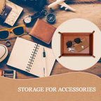 Personalized Leather Storage Tray for Dad New Dad Gift PU Leather Valet Tray Unique Dad Birthday Gifts from Daughter Son Men Gifts for Father