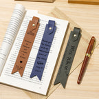 Personalized Leather Bookmark for Teacher