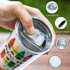 Personalized Tumbler for Teacher, Custom Pencil Printed Stainless Steel Bottle