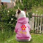 Personalized Pet Hoodies, Custom Paw Print Glitter Dog Sweater, Christmas Gifts,