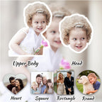 Custom Air Fresheners with Picture - Photo Air Freshener for CarDouble-Sided Customized Photo TextPersonalized Air Freshener for Car Wardrobe & Bathroom Hanging Ornaments (Rectangle)