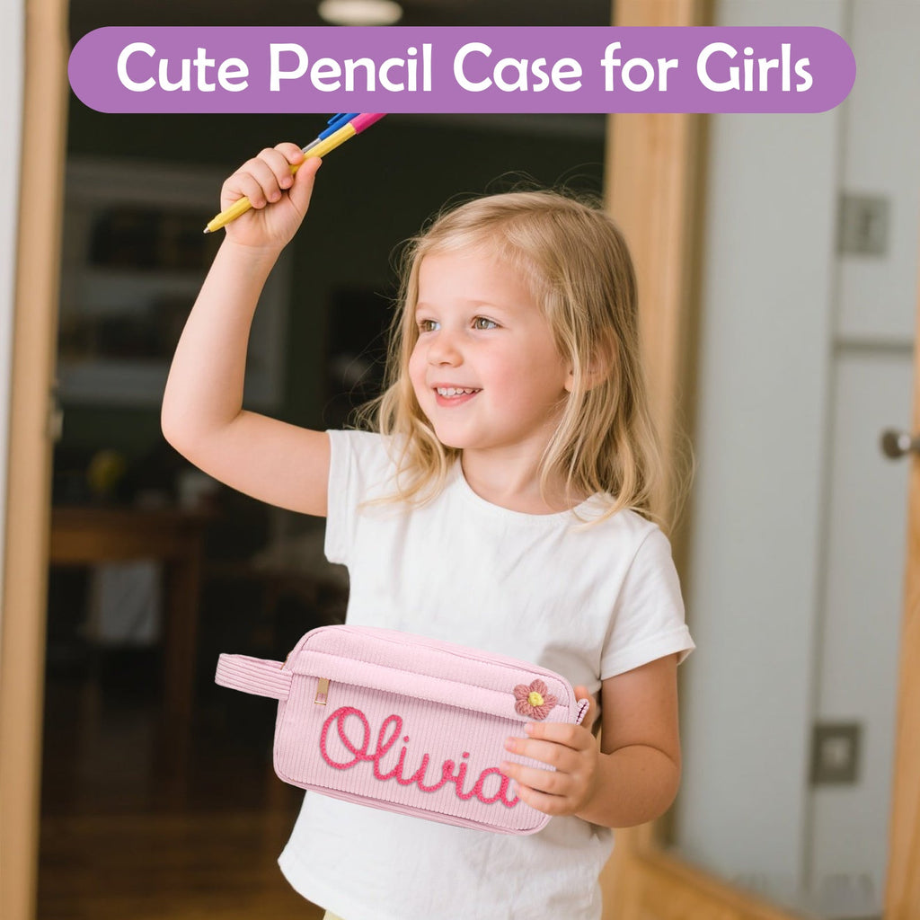 Personalized Kids Pencil Pouch for Back to School