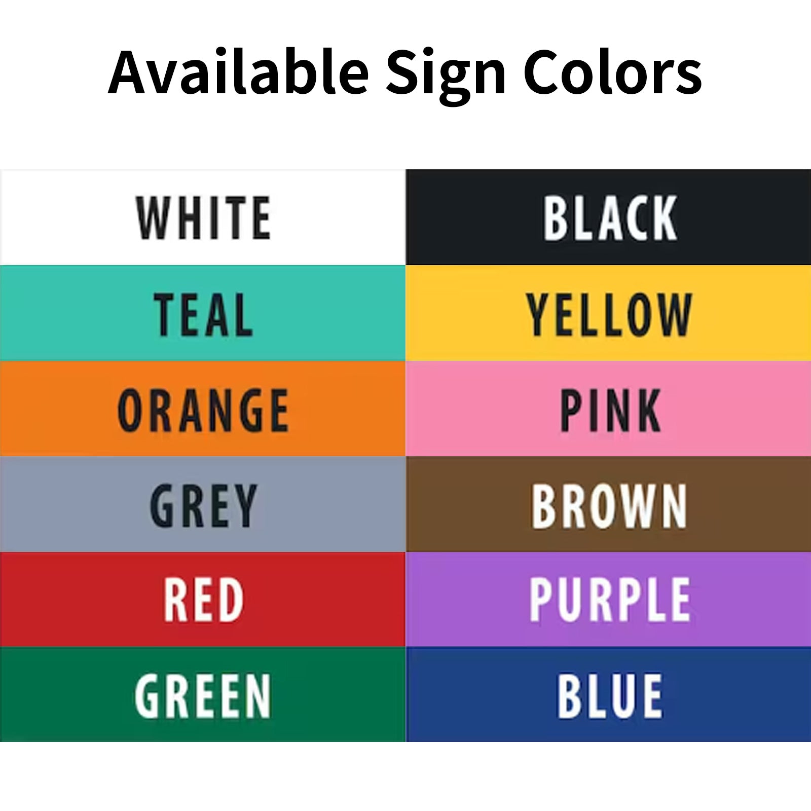 Personalized Metal Retro Sign