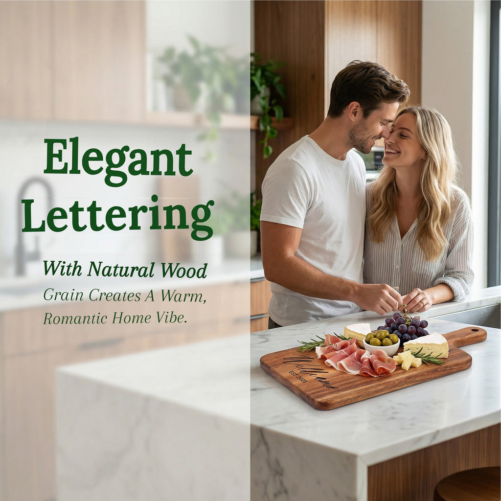 Personalized Acacia Wood Cutting Board