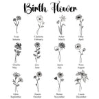 Personalized Birth Flower Cheese Board