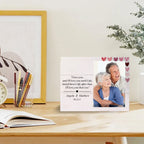 Personalized Wooden Picture Frame for Mother, Father, Baby, Friend, and Family Pet