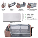 Personalized Diaper Bag Backpack with Changing Station
