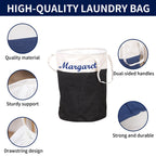 Personalized Laundry Bag, Monogrammed Laundry Bag, For College Students, Laundry Bag with Handles