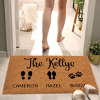 Personalized Family Name Doormats