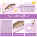 Personalized Kids Pencil Pouch for Back to School