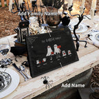 Personalized Halloween Sign, Custom Halloween Family Sign