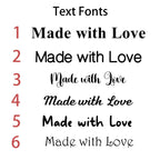 10Pcs Personalized PU Leather Tags
