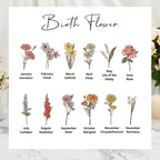 Personalized Tote Bag for Women-Customize Birth Flower Handbag