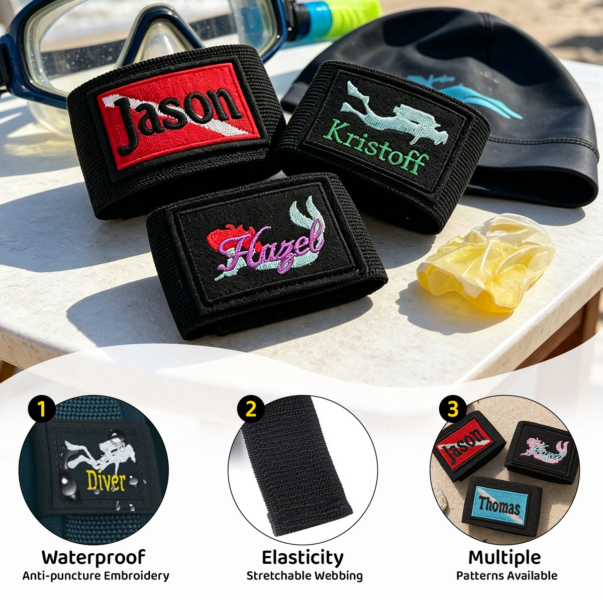 Personalized Dive Name Tag for BCD