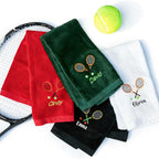 Custom Name & Logo Tennis Towel 16×24 Inch | Thoughtful Sports Gift for Men & Women