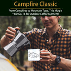Personalized Carabiner Camping Mug | Unique Adventure Gift for Couples & Outdoor Lovers