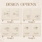 Linen Hardcover Wedding Vow Books Set