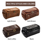 Personalized Toiletry Bag for Men, Engraved Name Initials Toiletry Bag