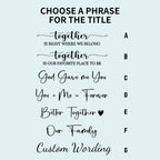 Personalized Couple Wooden Sign, Valentines Day Gift for Her/Him