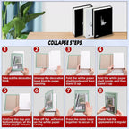 Modern Decorative Books Set, Foldable Faux Books for Display