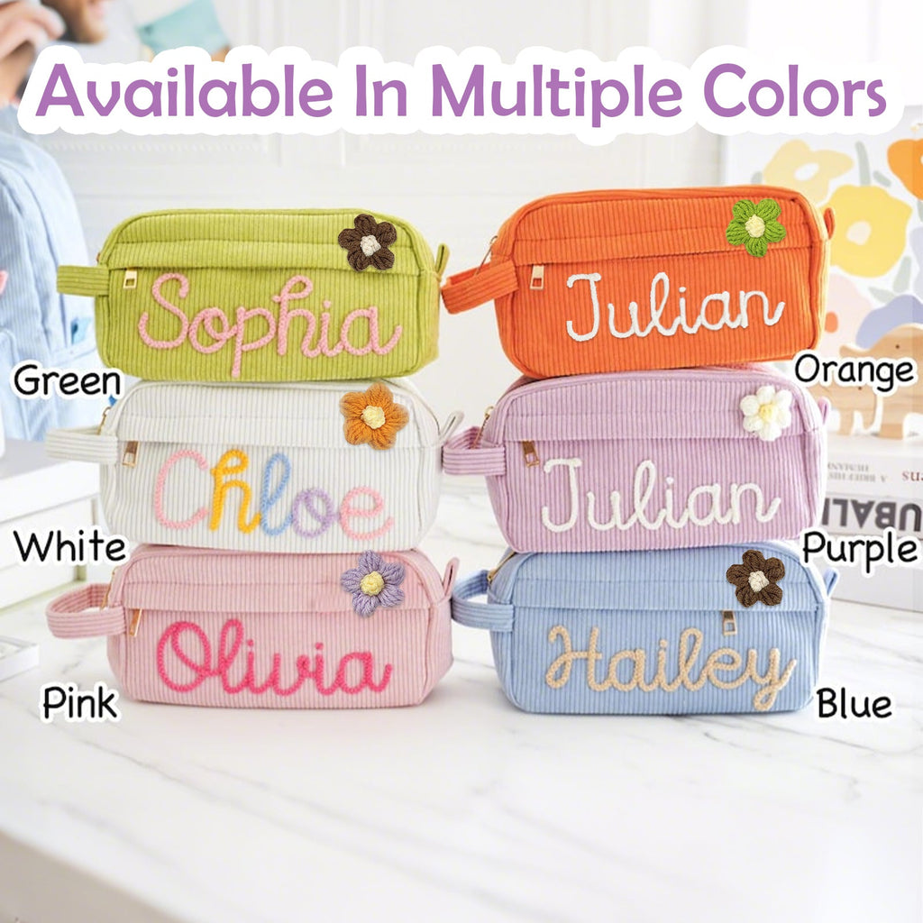Personalized Kids Pencil Pouch for Back to School