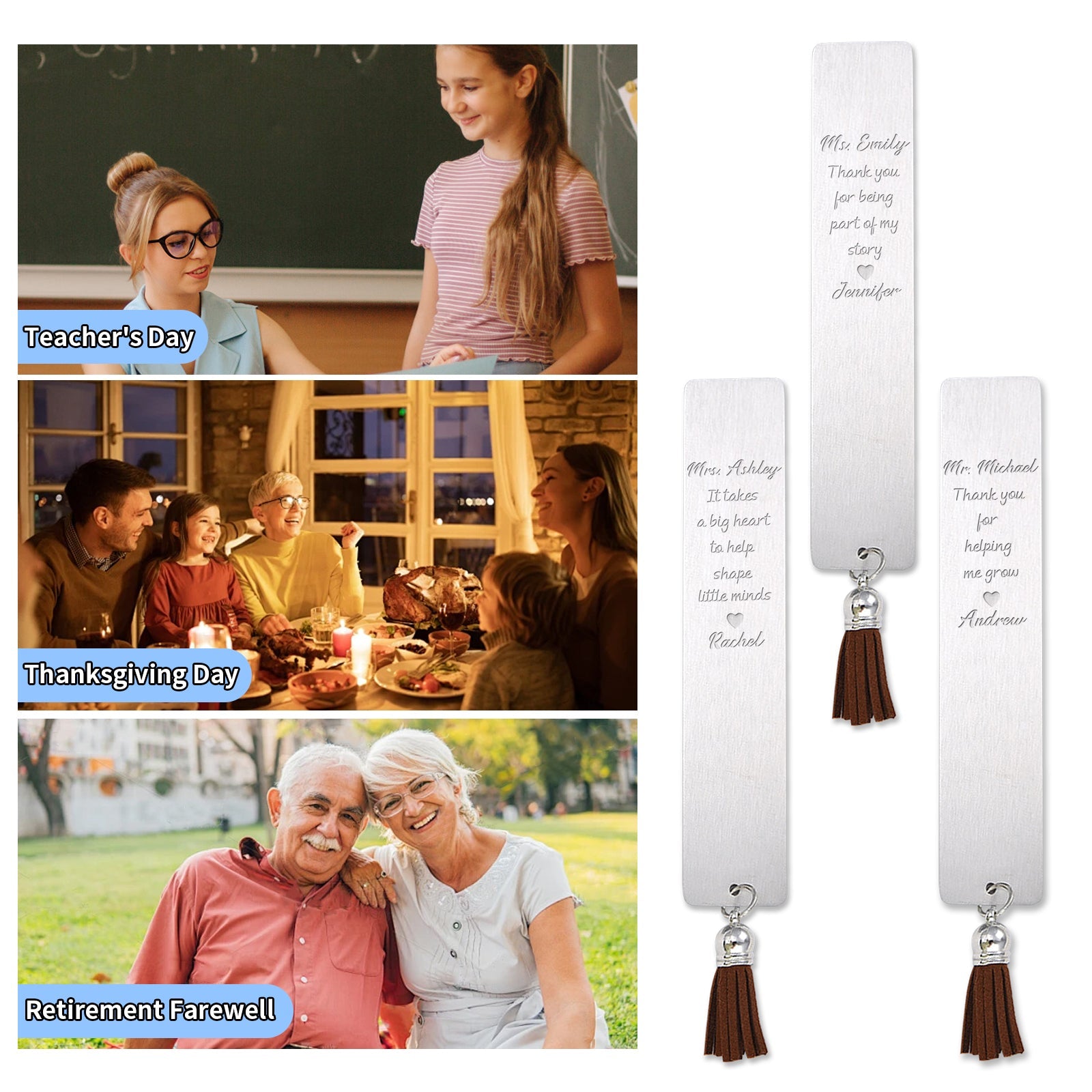 Personalized Bookmark, My Story Bookmark, Metal Bookmark