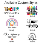 Personalized Teacher Tote Bag