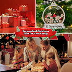 Personalized Gingerbread Family Xmas Ornament