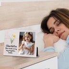 Personalized Birth Flower Photo Frame