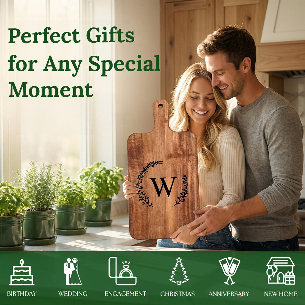 Personalized Acacia Wood Cutting Board