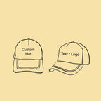 Custom Trucker Hat, Personalized Text Logo Unisex Trucker Cap