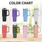 Personalized 40 Oz Tumbler with Handle, 3 Designs