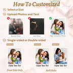 Custom Building Brick Puzzles from Photos Personalized Picture Block Puzzle with Text Custom Picture Gifts for Couple Family Friends Personalized Anniversary Birthday Gifts DIY Home Decor