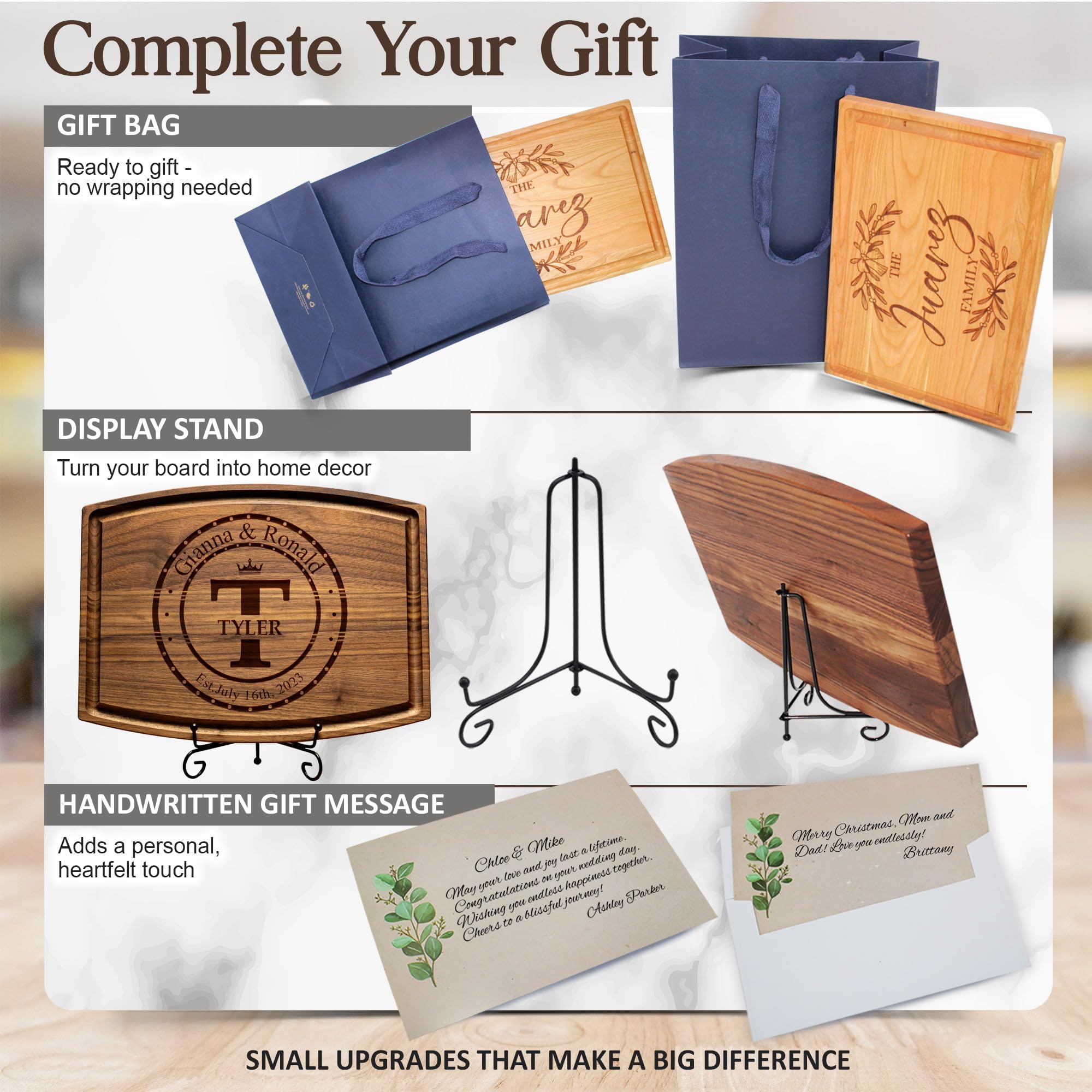 Personalized Wedding Gift Cutting Board for Couples Custom Engraved Walnut Cherry or Bamboo Wood Charcuterie Board Anniversary & Housewarming Real Estate Closing Engagement & Bridal Shower Gift