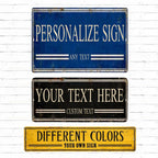 Personalized Metal Sign