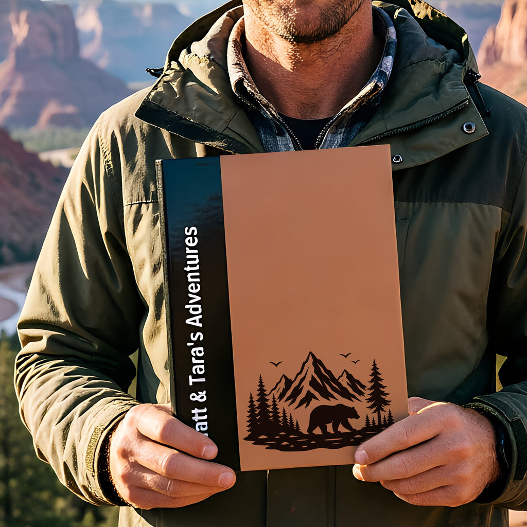 Personalized National Park Map Binder