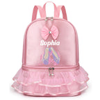 Personalized Girls Dance Ballet Bag, Custom Dance Bag, Large Capacity Fashion Tote Bag